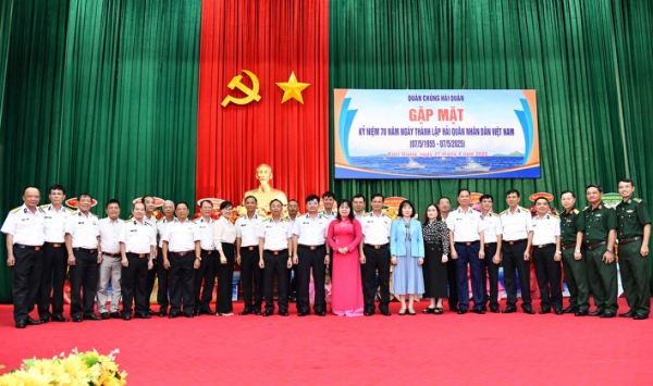 Hình ảnh cho bài viết Gặp mặt kỷ niệm 70 năm Ngày thành lập Hải quân nhân dân Việt Nam